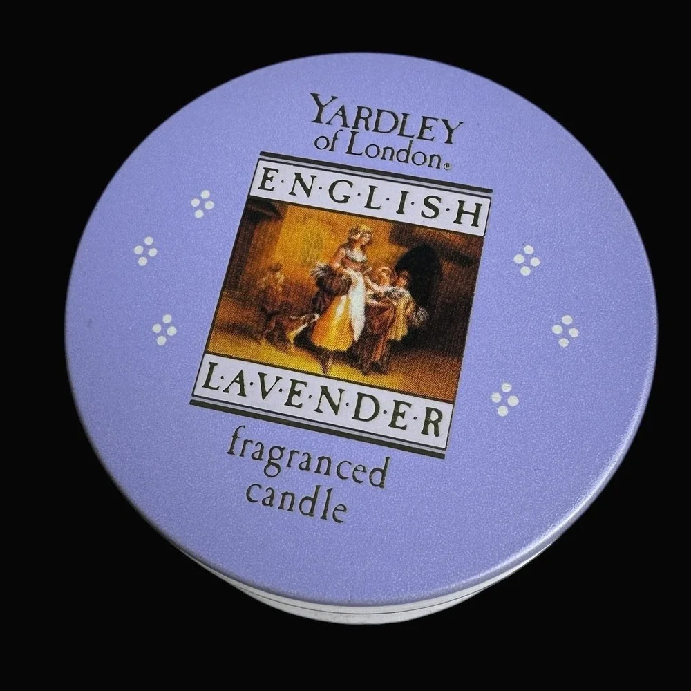 Yardley‎ of London English Lavender Fragranced Candle in Decorative Purple Tin